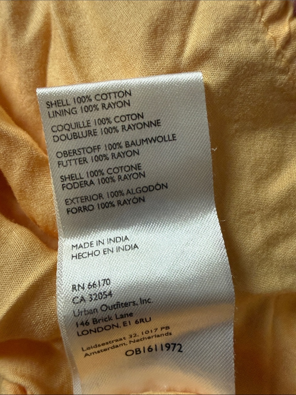Free People Sully Seamed Babydoll Dress Sunshine Combo Floral Mini Tunic Sz S - Picture 10 of 10